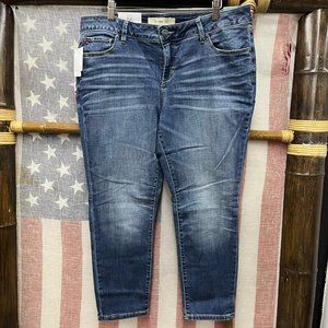 NWT SLINK SKINNY MARGIE Jeans denim pants stretch plus size Nordstrom